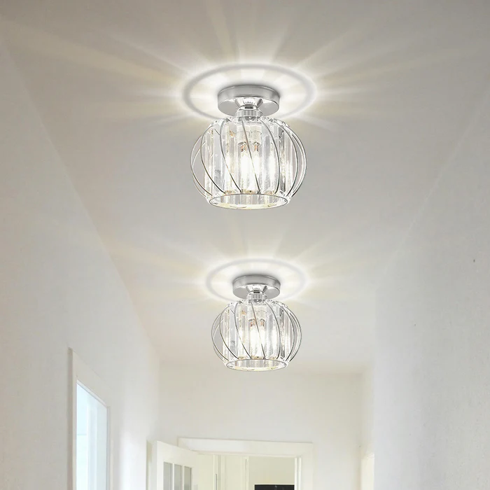 Pendellampe svart glass kule taklampe Luvikno