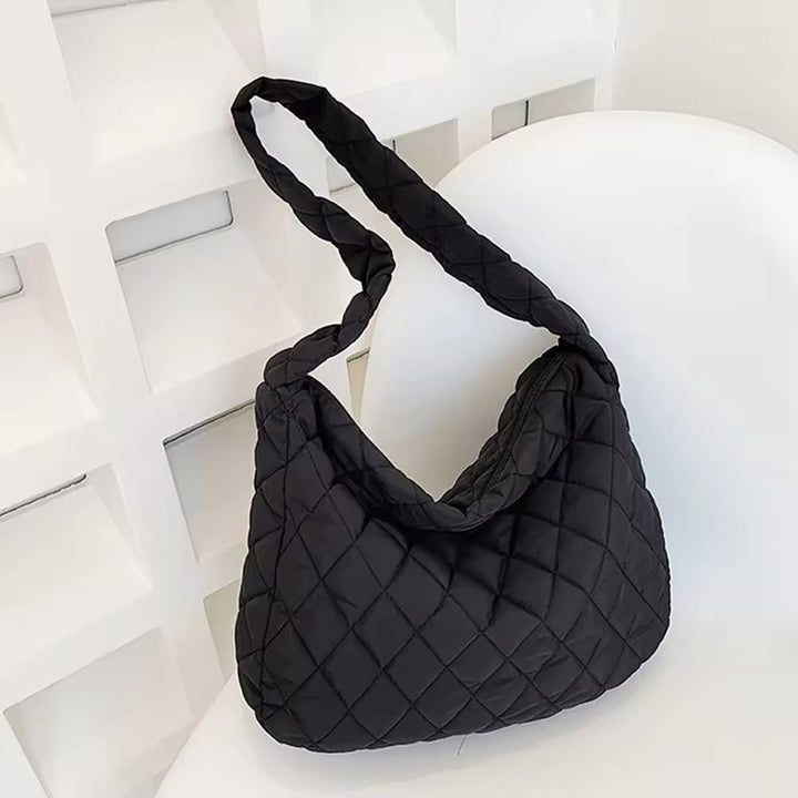 Luvikno | Polstret Ballett Extra Large Puffer Tote Crossbody Polstret Skulderveske