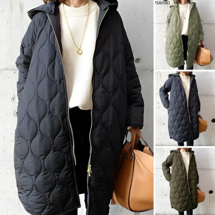 Luvik | kuviollinen parka hupulla