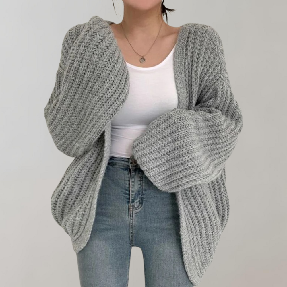 Luvik | Komfortabel Langermet Cardigan for Damer