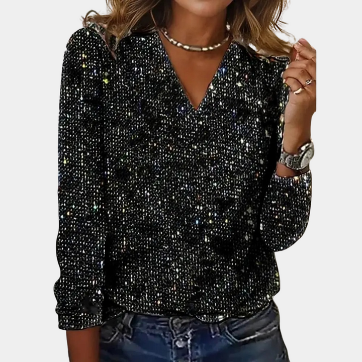 Luvik | Glitrende topp for kvinner