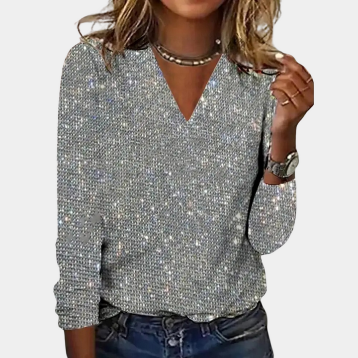 Luvik | Glitrende topp for kvinner