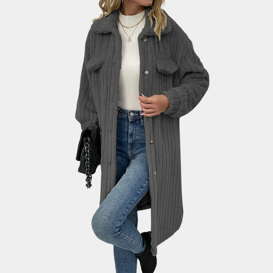 Luvik | Manteau en fleece long