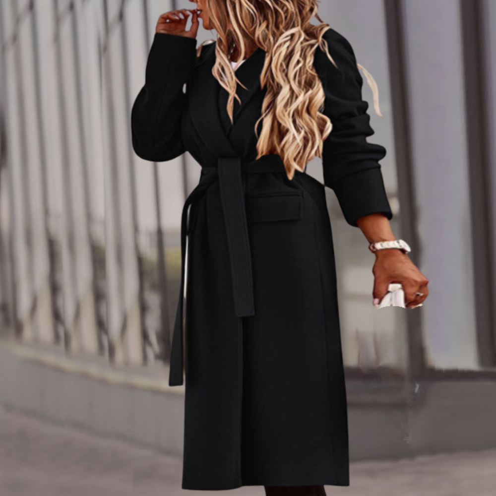 Luvik | Dam Stylish Jakke med Belte