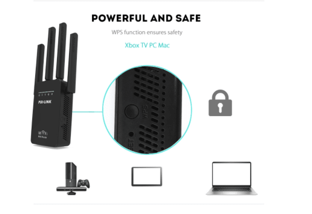 Wi-Fi rekkeviddeforsterker (Repeater / Forsterker) 300Mbps - 2.4 GHz | Luvikno