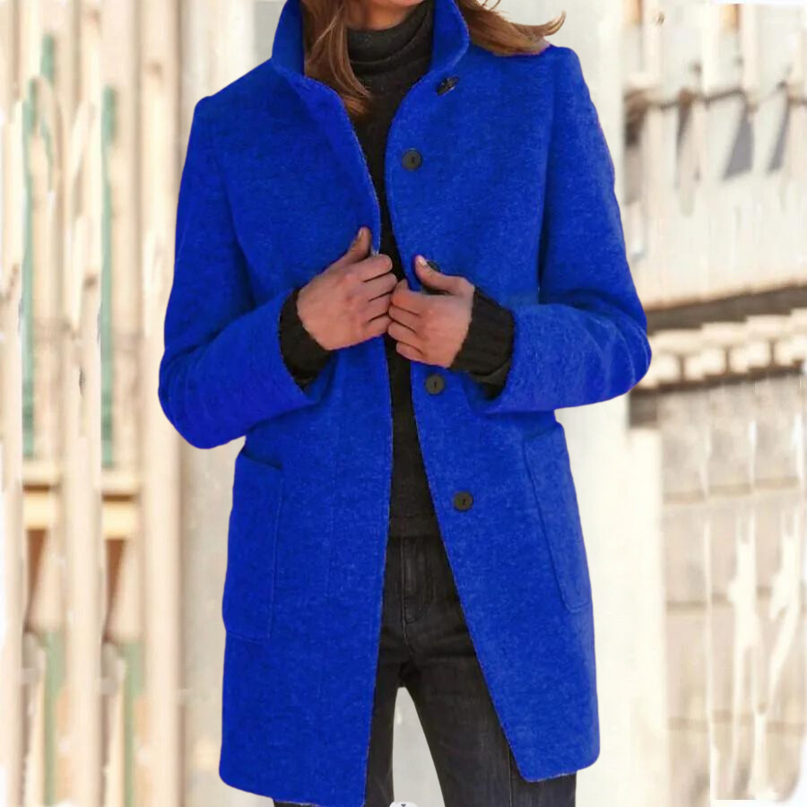 Luvik | Elegant jacket with stand collar for women