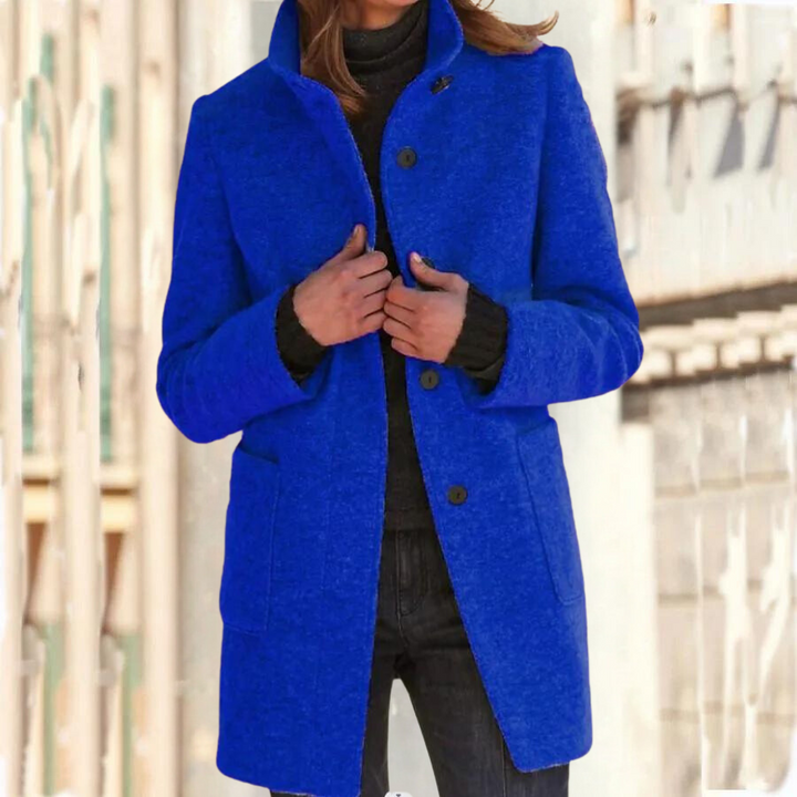 Luvik | Elegant jacket with stand collar for women