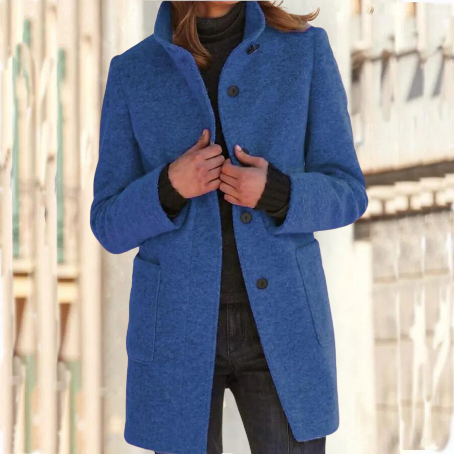 Luvik | Elegant jacket with stand collar for women