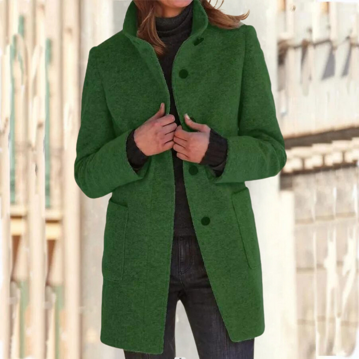 Luvik | Elegant jacket with stand collar for women