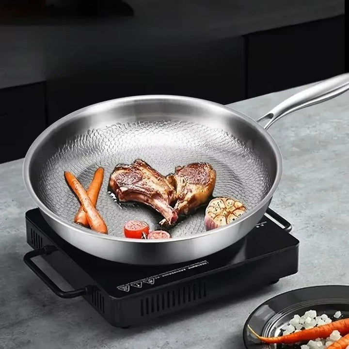 TitanForge Forged Titanium Stekepanne med Non-stick Belegg | Luvikno