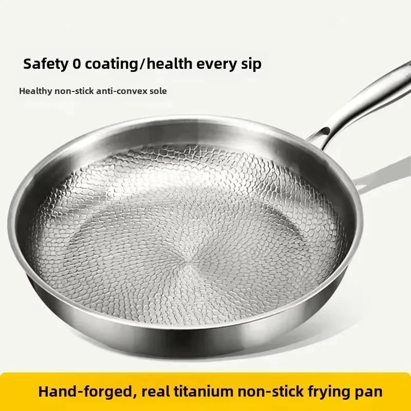 TitanForge Forged Titanium Stekepanne med Non-stick Belegg | Luvikno