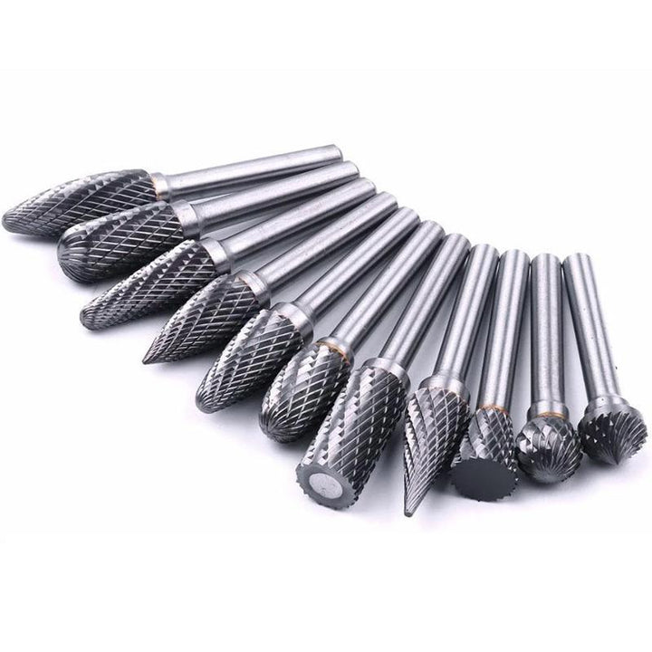 10 i 1 Wolframstål Slipende Hode (10PCS) | Luvikno