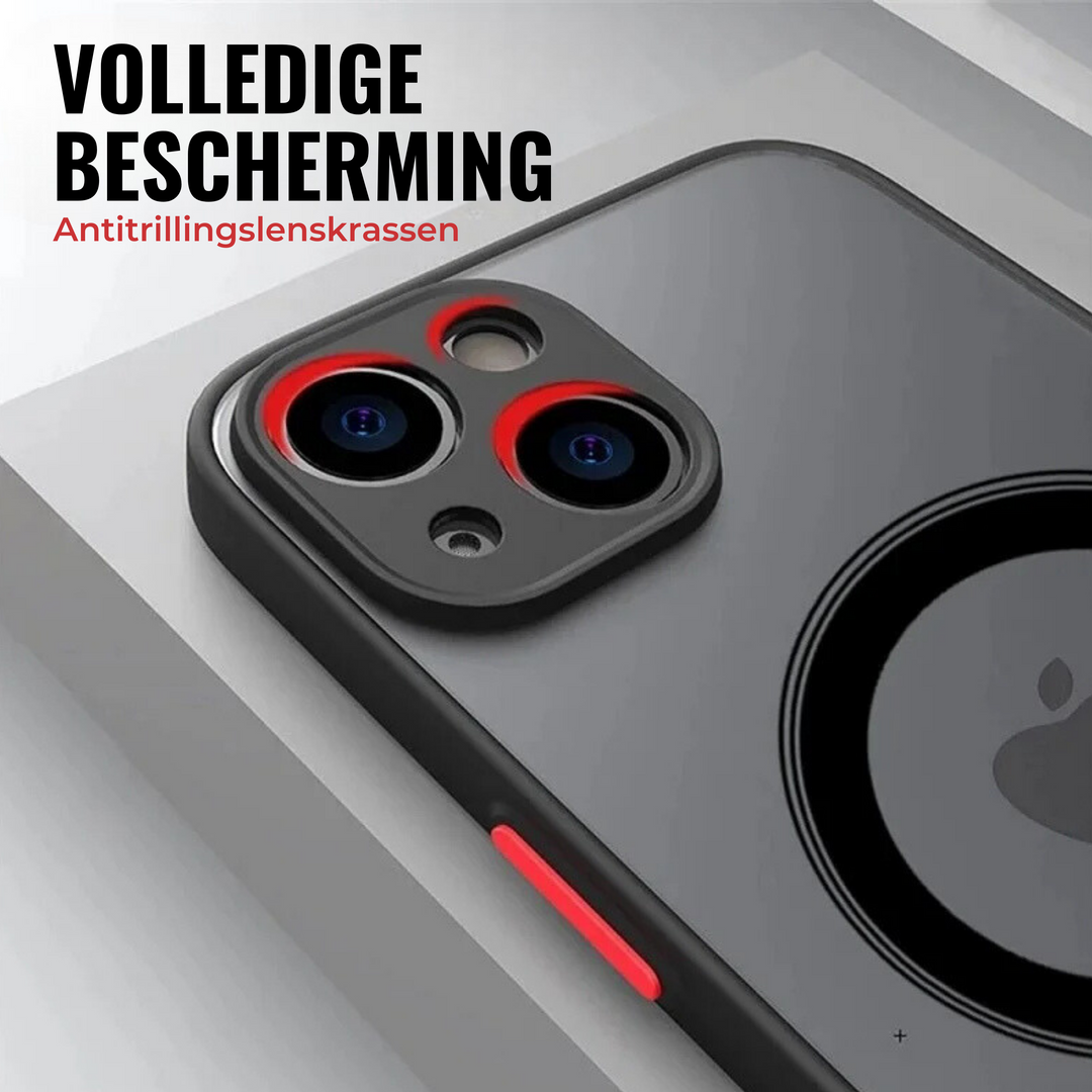 Luvikno | Corevault MagSafe Telefonveske | Tynn & Støtsikker | Magnetisk & Stilren | Optimalisert for trådløs lading