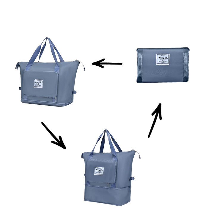 Luvikno | LuxeVoyage Elite Travel Tote | Stylish sammenleggbar bag for enkel reise
