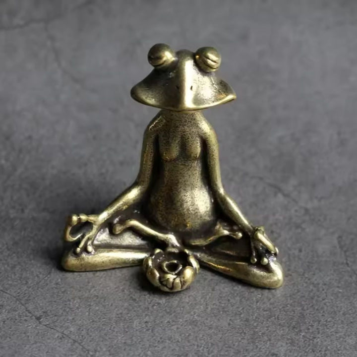 Meditasjon Frosk Figurin | Luvikno