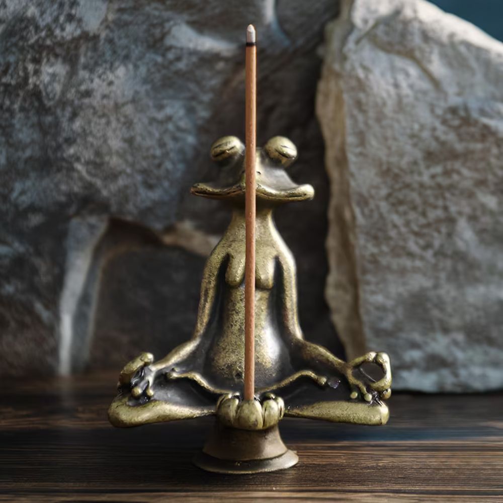 Meditasjon Frosk Figurin | Luvikno