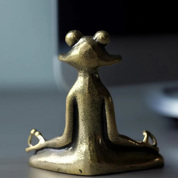 Meditasjon Frosk Figurin | Luvikno