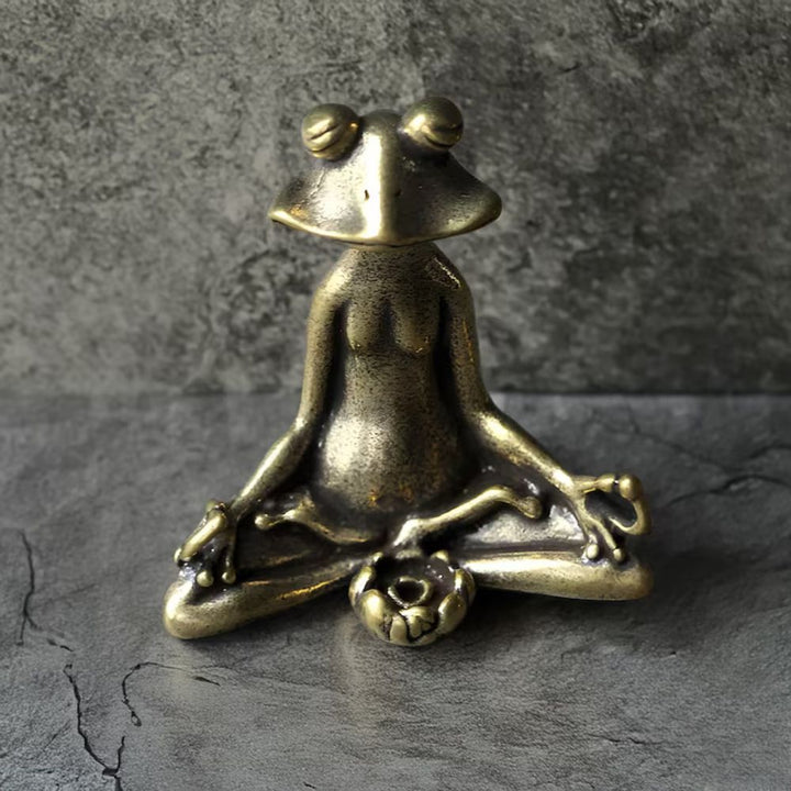 Meditasjon Frosk Figurin | Luvikno