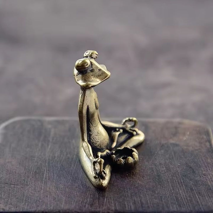 Meditasjon Frosk Figurin | Luvikno