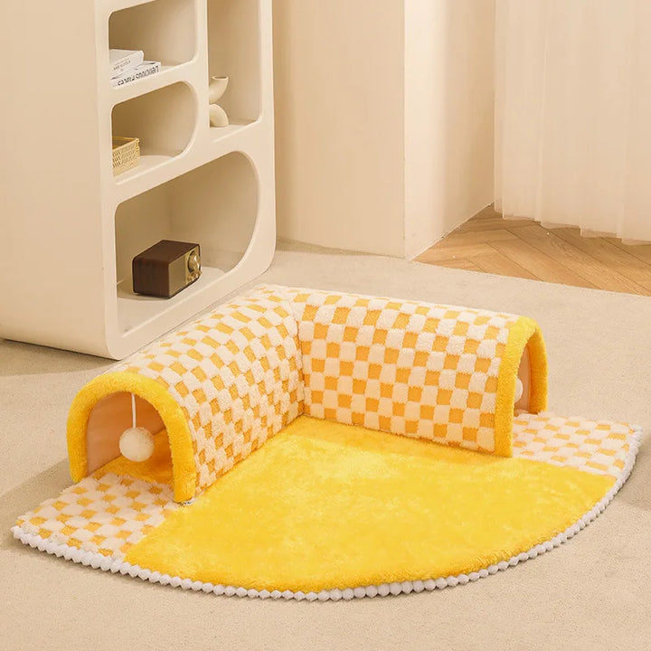 CozyCat Tunnel – Stilfullt lekeområde for katter Luvikno