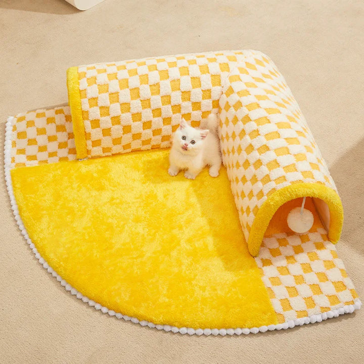 CozyCat Tunnel – Stilfullt lekeområde for katter Luvikno