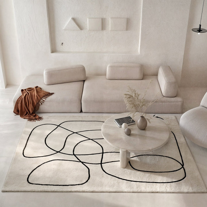 Abstract Veve – Luksuriøs Ull Område teppe med Design Luvikno