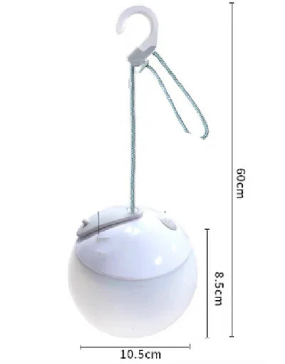Retro oppladbar campinglampe med USB Luvikno