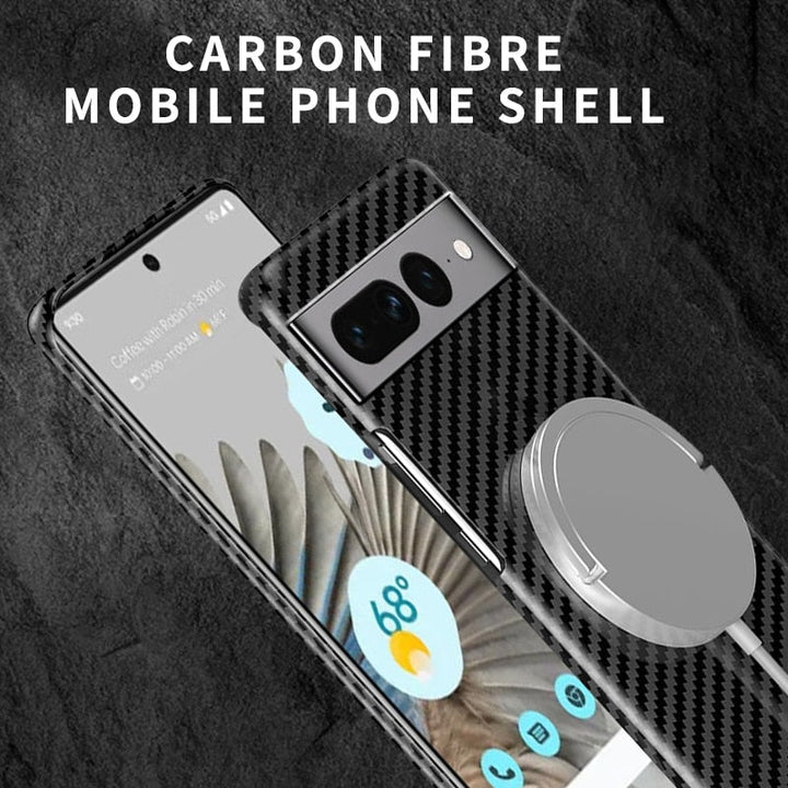 Luvikno | Karbonfiber telefonveske for Google Pixel 7 8