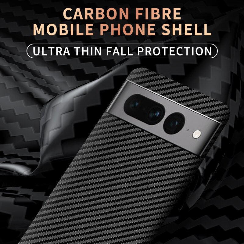 Luvikno | Karbonfiber telefonveske for Google Pixel 7 8