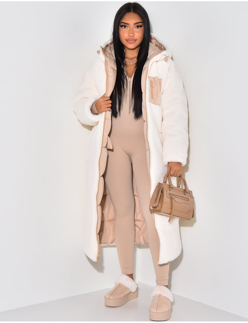 Luvik | Lämmin Vuorattu Tal jacket naisille - Käännettävä Fleece-takki