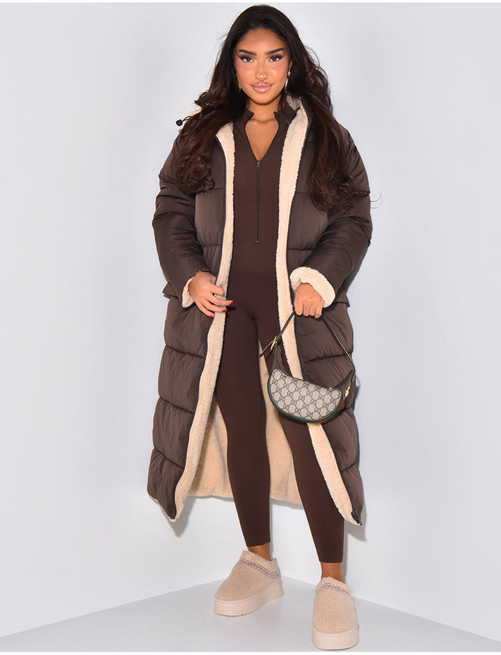 Luvik | Varm Foret Tal jakke til kvinner - Vendbar Fleece-jakke