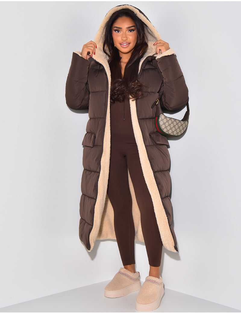 Luvik | Varm Foret Tal jakke til kvinner - Vendbar Fleece-jakke