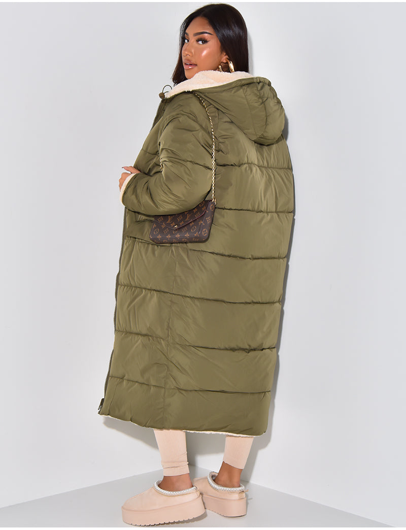 Luvik | Varm Foret Tal jakke til kvinner - Vendbar Fleece-jakke