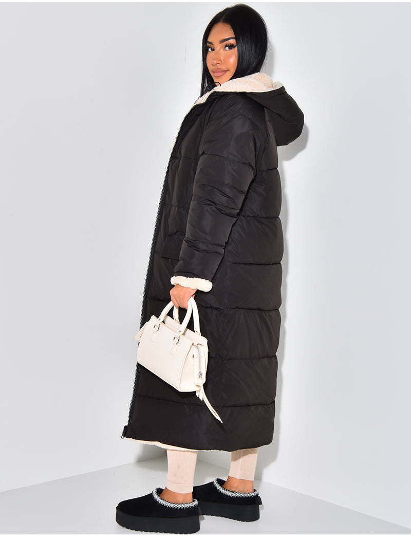 Luvik | Varm Foret Tal jakke til kvinner - Vendbar Fleece-jakke
