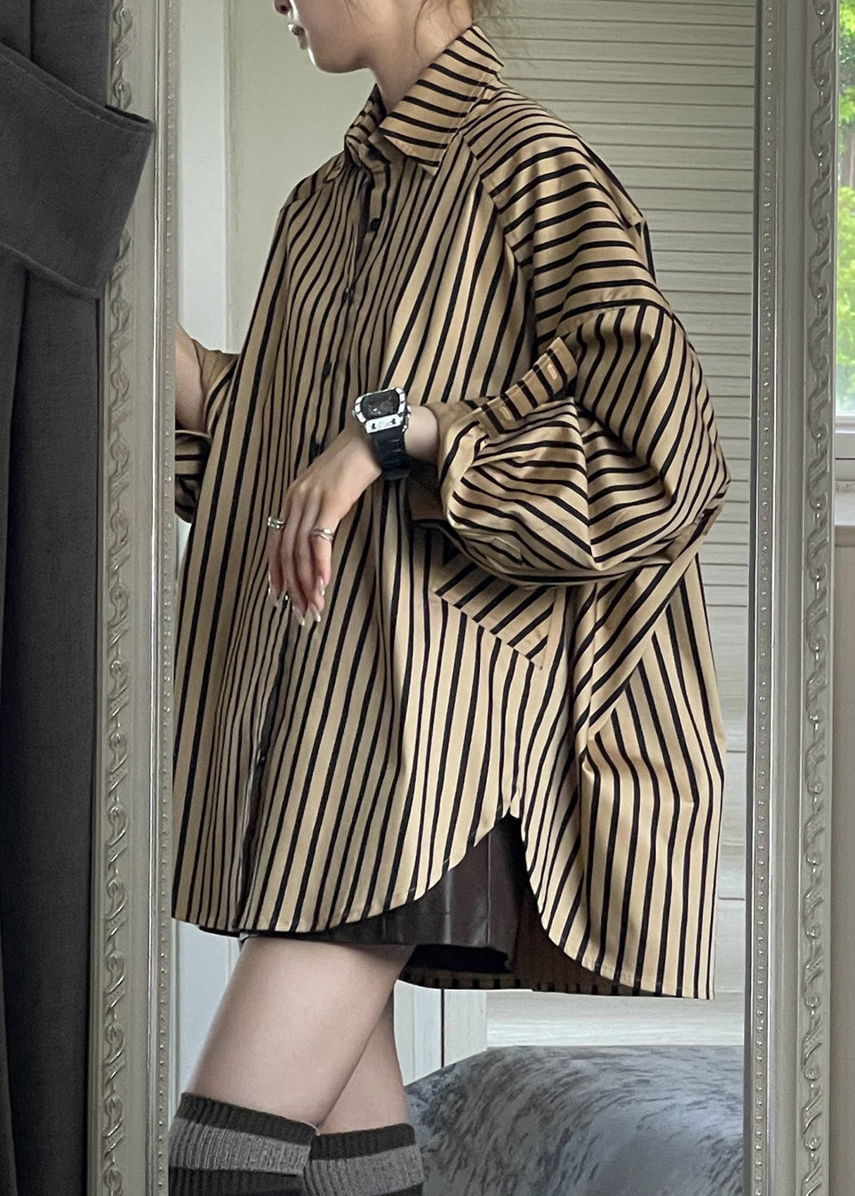 Luvik | Mustat takit ja raidalliset paidat kahden kappaleen setti