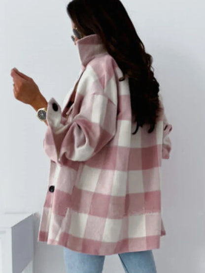 Luvik | Tyylikäs ruudullinen takki