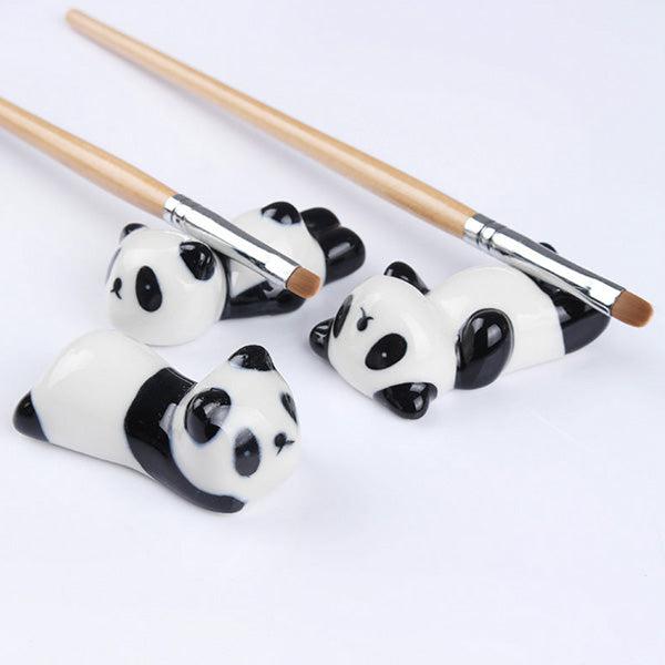 Keramisk Panda Malepensel Spisepinner Holder | Luvikno