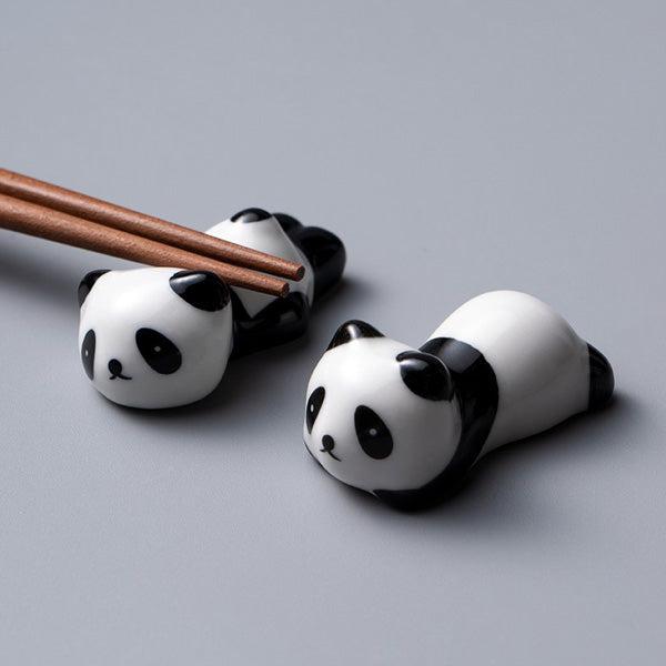 Keramisk Panda Malepensel Spisepinner Holder | Luvikno