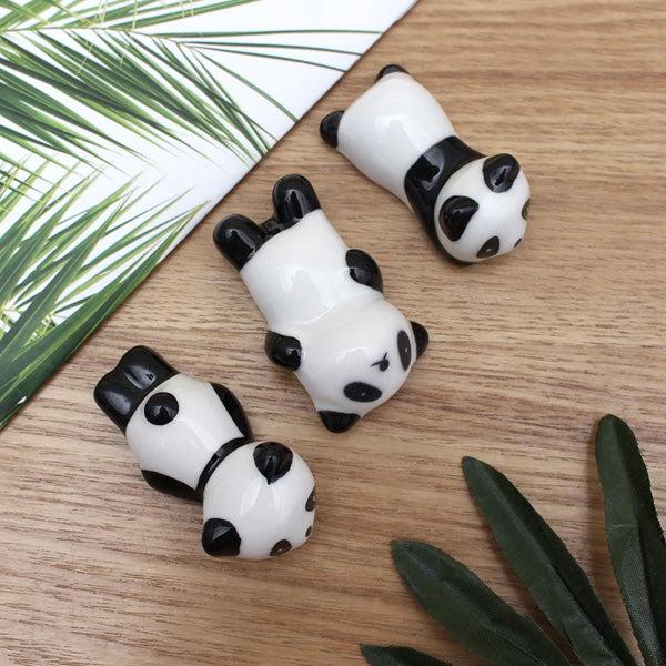 Keramisk Panda Malepensel Spisepinner Holder | Luvikno