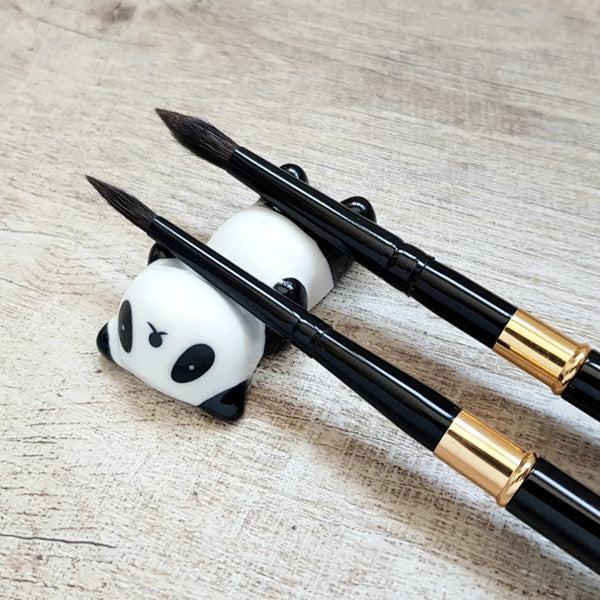 Keramisk Panda Malepensel Spisepinner Holder | Luvikno