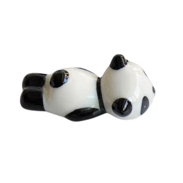 Keramisk Panda Malepensel Spisepinner Holder | Luvikno