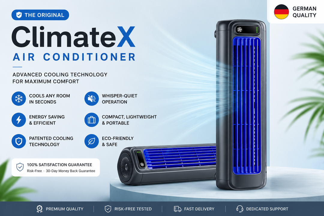 ClimateX Air Conditioner – The Original Featured in the Media | Luvikno
