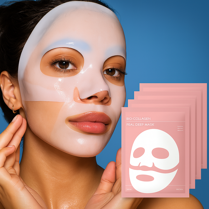 Dermaglow | Kollagen Arkmaske – Overnatt Hydrering – Hydrogel – Moden & Tørr Hud Luvikno