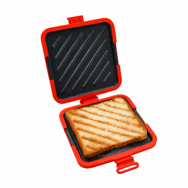 CrunchMate™ Sandwich Maker for Microwave & Oven | Luvikno
