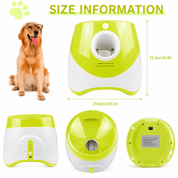 PlayBolt Automatisk Ball Kaster for Hunder | Luvikno