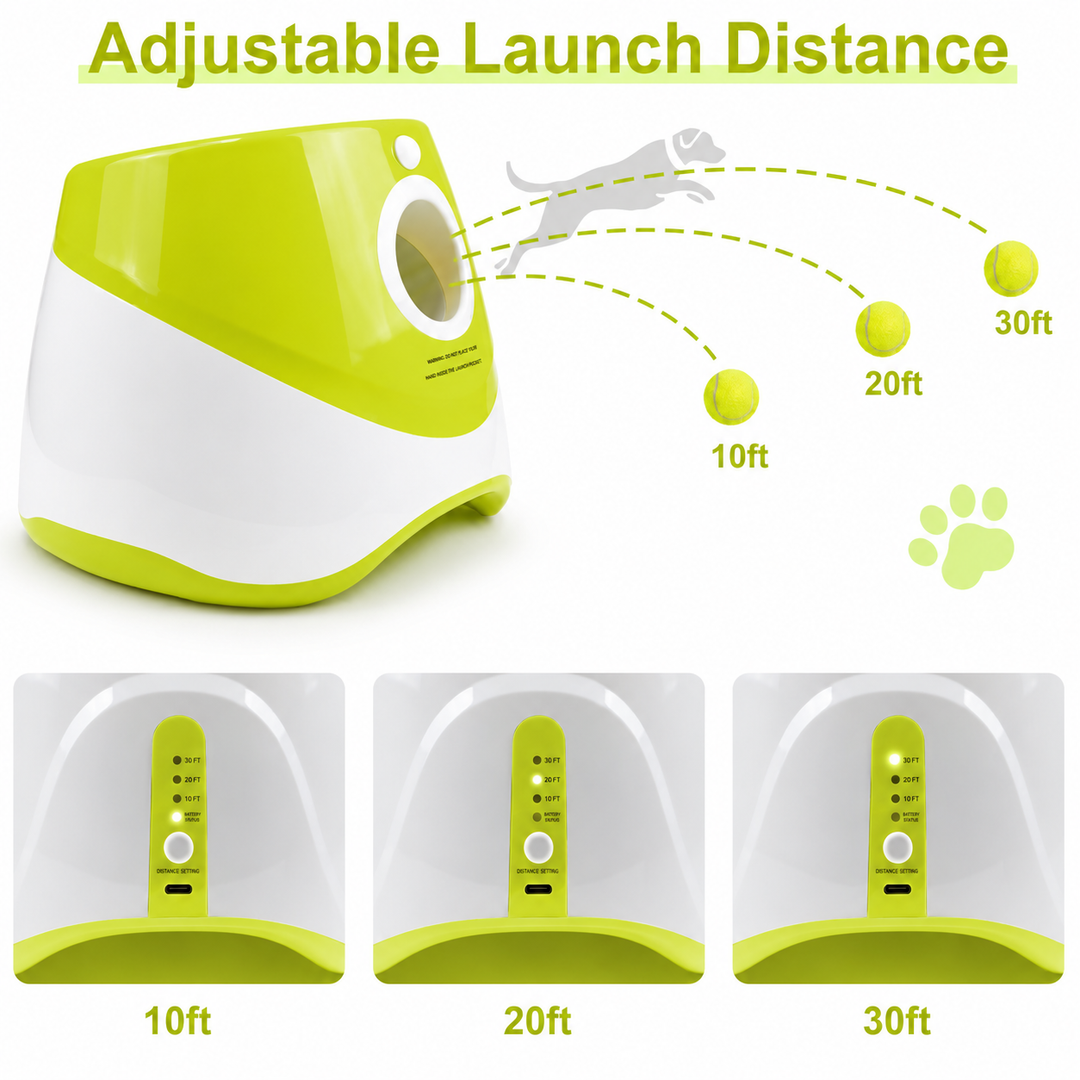 PlayBolt Automatisk Ball Kaster for Hunder | Luvikno