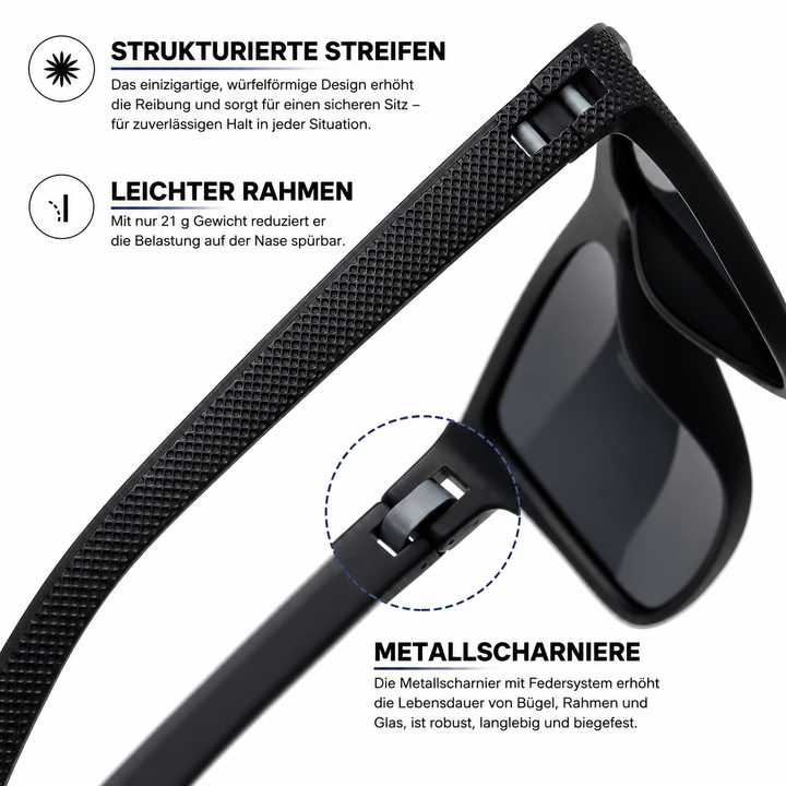 Polariserte solbriller 3-dels sett UV400 | Luvikno