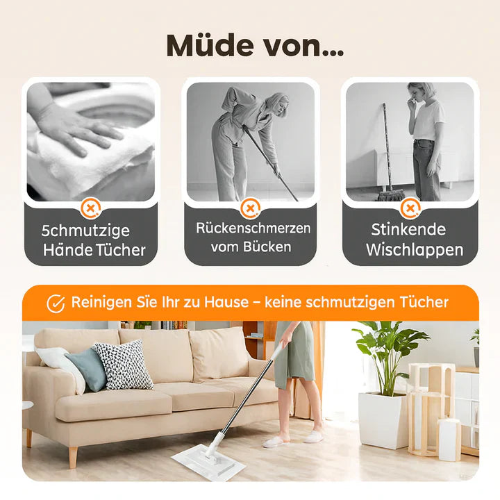 ReachClean Klutholder Mopp Utvidbar Hygienisk | Luvikno