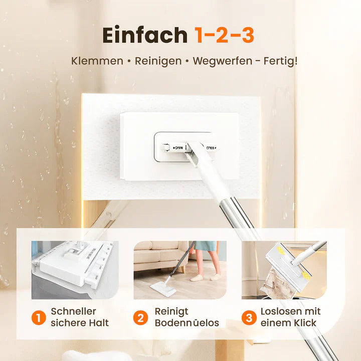 ReachClean Klutholder Mopp Utvidbar Hygienisk | Luvikno