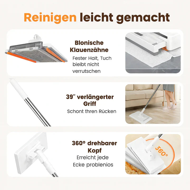 ReachClean Klutholder Mopp Utvidbar Hygienisk | Luvikno